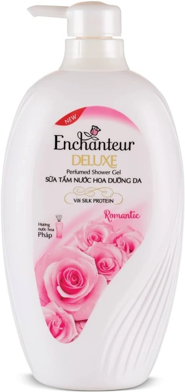 Enchanteur Romantic Deluxe perfumed Shower Gel For Women, 250g - 250g