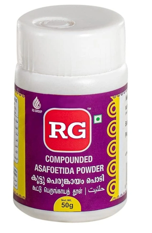 Rg RG Compounded Asafoetida Powder, 50g - 50g