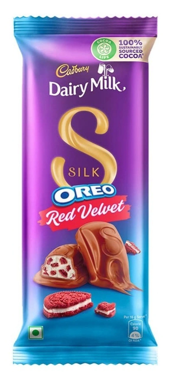 Cadbury Dairy Milk Silk Oreo Red Velvet, 130g