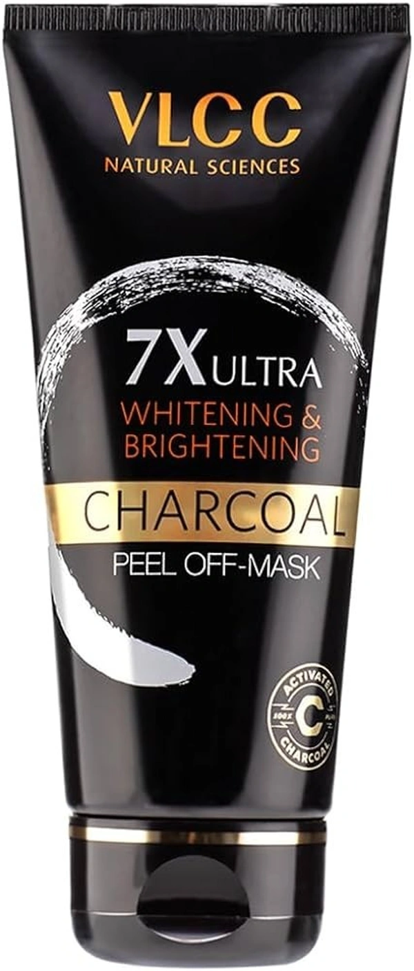 Vlcc VLCC 7X Ultra Whitening and Brightening Charcoal Peel Off Mask, 100g