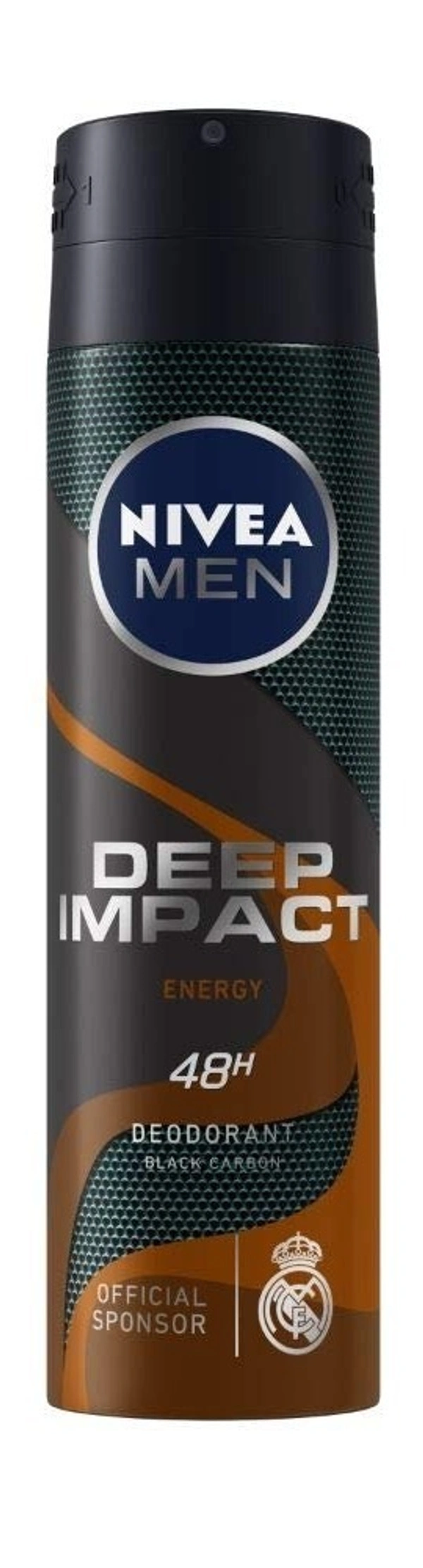 Nivea Men Deep Impact Energy Deodorant, 150 ml - 150 ml
