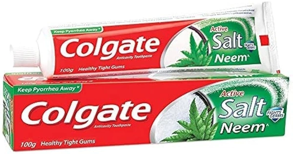 Colgate Toothpaste Active Salt Neem, 100g - 100g