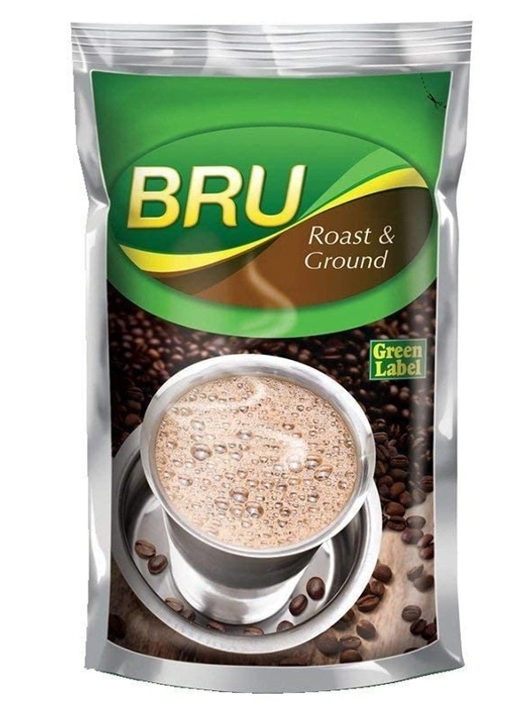 Bru Green Label  Coffee Powder, 200g Pouch - 200g