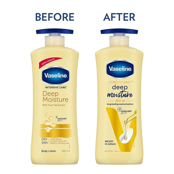 Vaseline Intensive Care Deep Restore Body Lotion, 600 ml - 600 ml