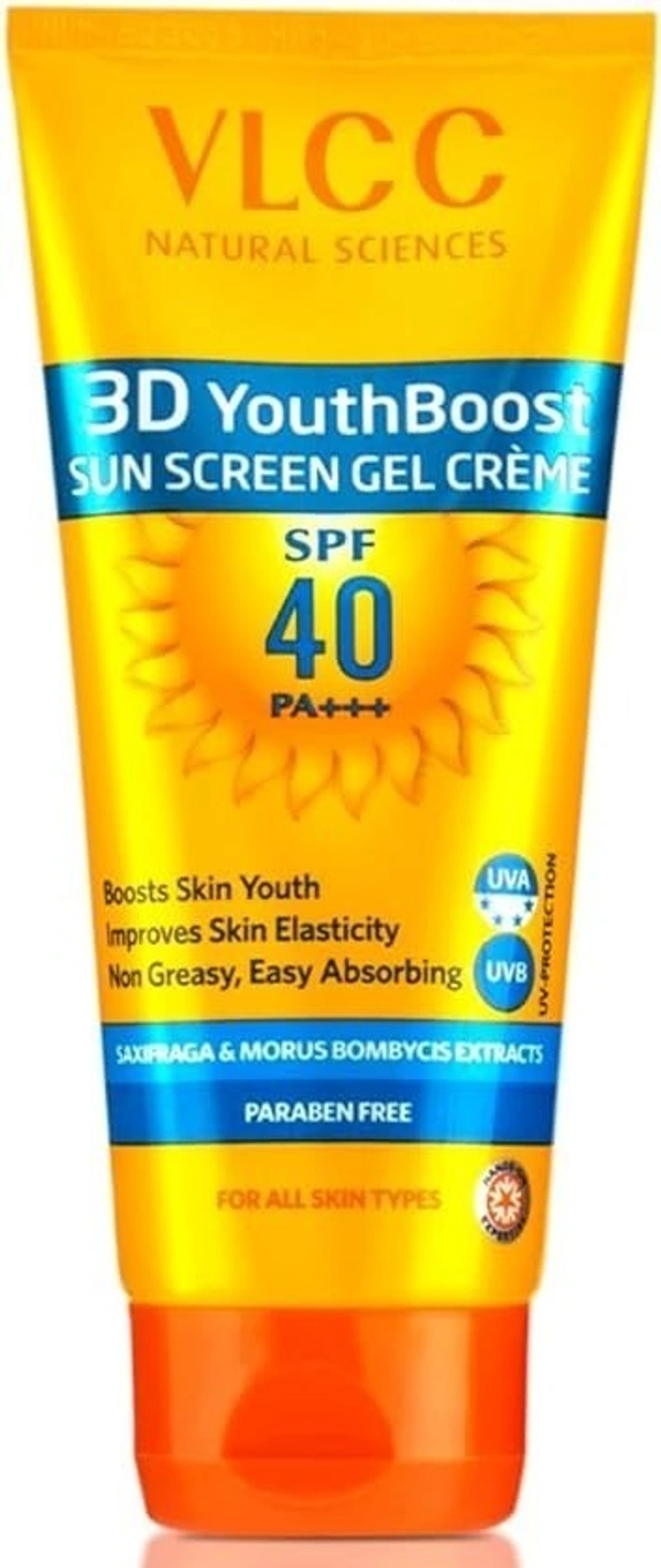 Vlcc VLCC 3D Youth Boost Sun Screen Gel Cream, 50g - 50g
