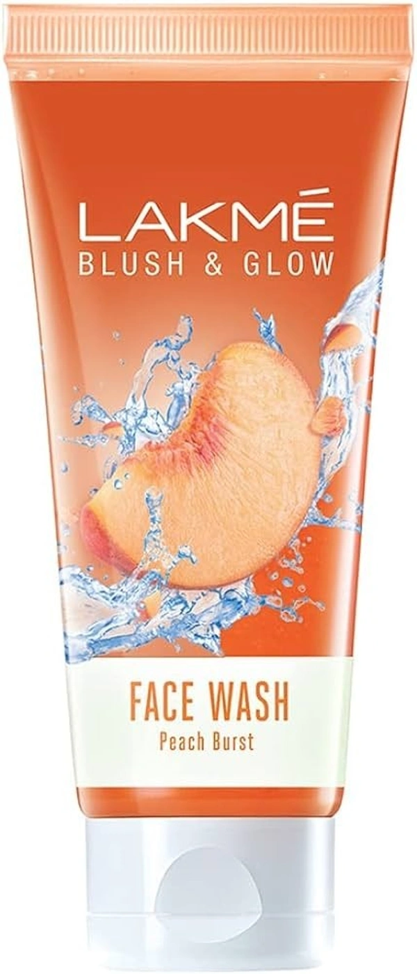 Lakme Blush Glow Face Wash Peach, 50g - 50g