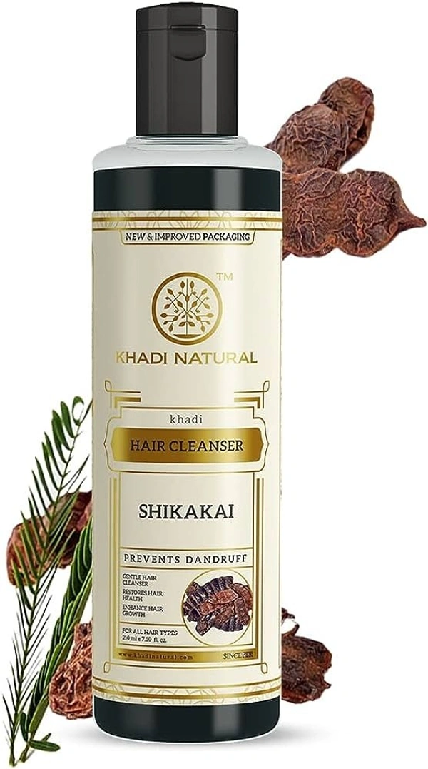 Khadi Herbal Shikakai Honey Hair Cleanser, 210 ml - 210 ml