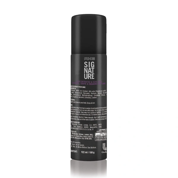 AXE Signature Maverick Body Perfume 0% Gas, 122 ml - 122 ml