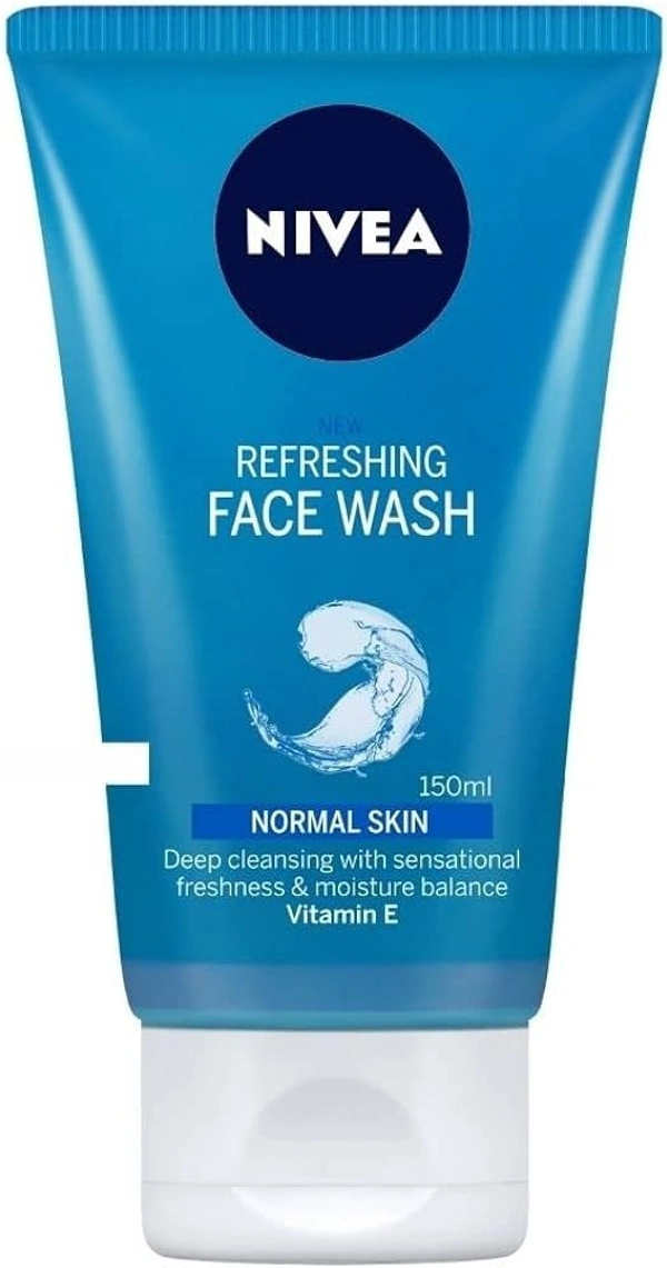 Nivea Face Wash Normal Skin Refreshing, 150ml - 150ml