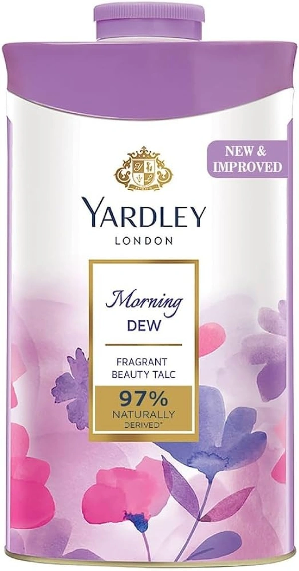 Yardley London Morning Dew Prfumed Talc, 250g - 250g