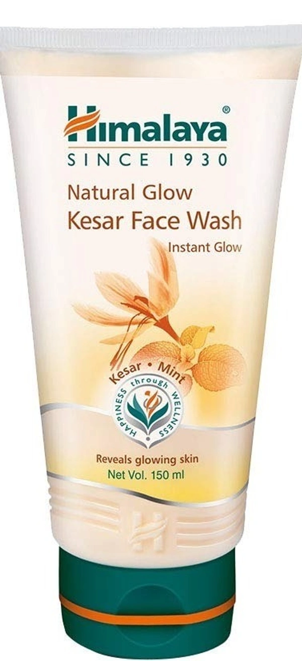 Himalaya Face Wash Kesar Natural Glow, 150ml - 150ml