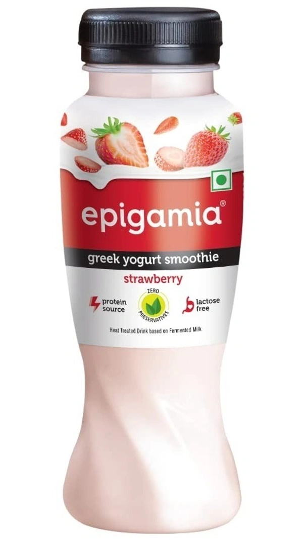 Epigamia Strawberry Smoothi - 200 ml - 200-ml