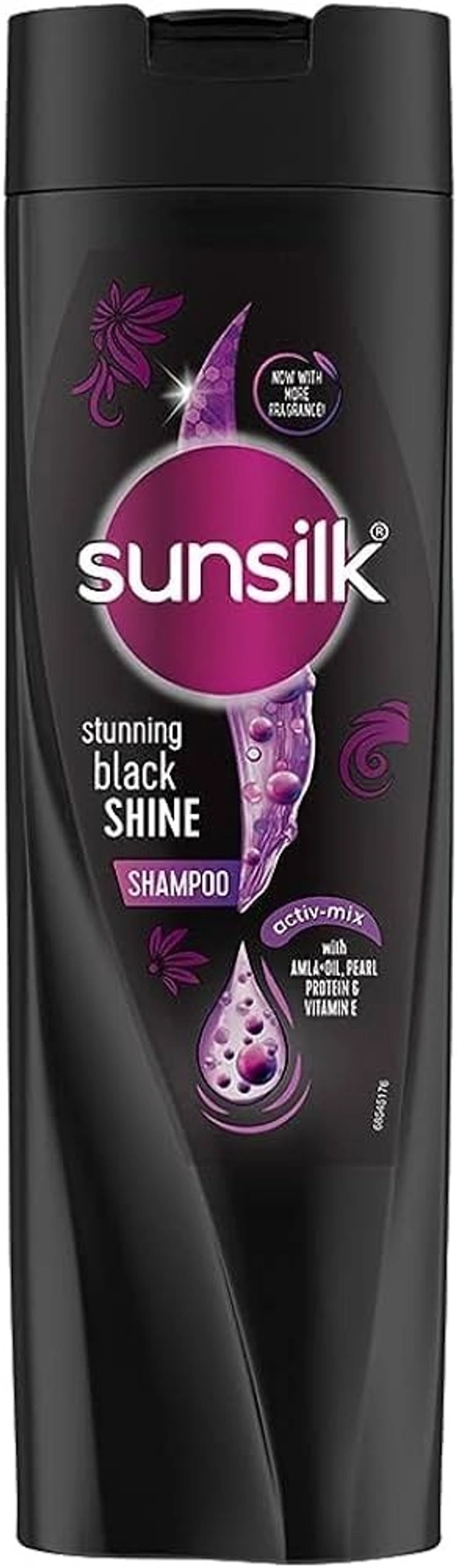 Sunsilk Stunning Black Shine Shampoo, 340 ml