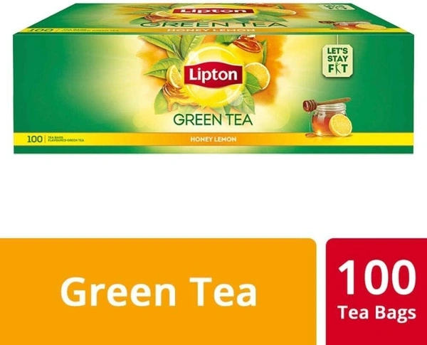 Lipton Green Tea Honey & Lemon, 100 Bags - 100 Bags