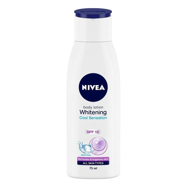Nivea Body Lotion Cool Sensation All Whitening Skin,75ml - 75ml