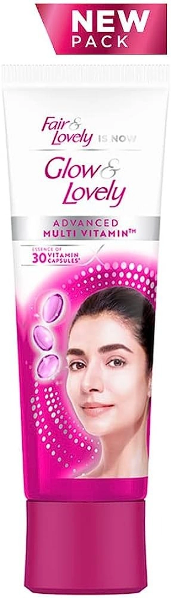Fair & Lovely Fair& Lovely Glow& Lovely Advanced Multi Vitamin Face Cream, 80g - 80g