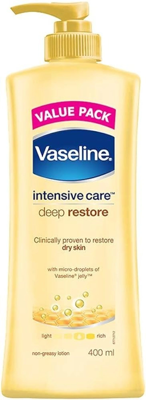 Vaseline Intensive Care Deep Restore Body Lotion Supreme, 400 ml - 400 ml