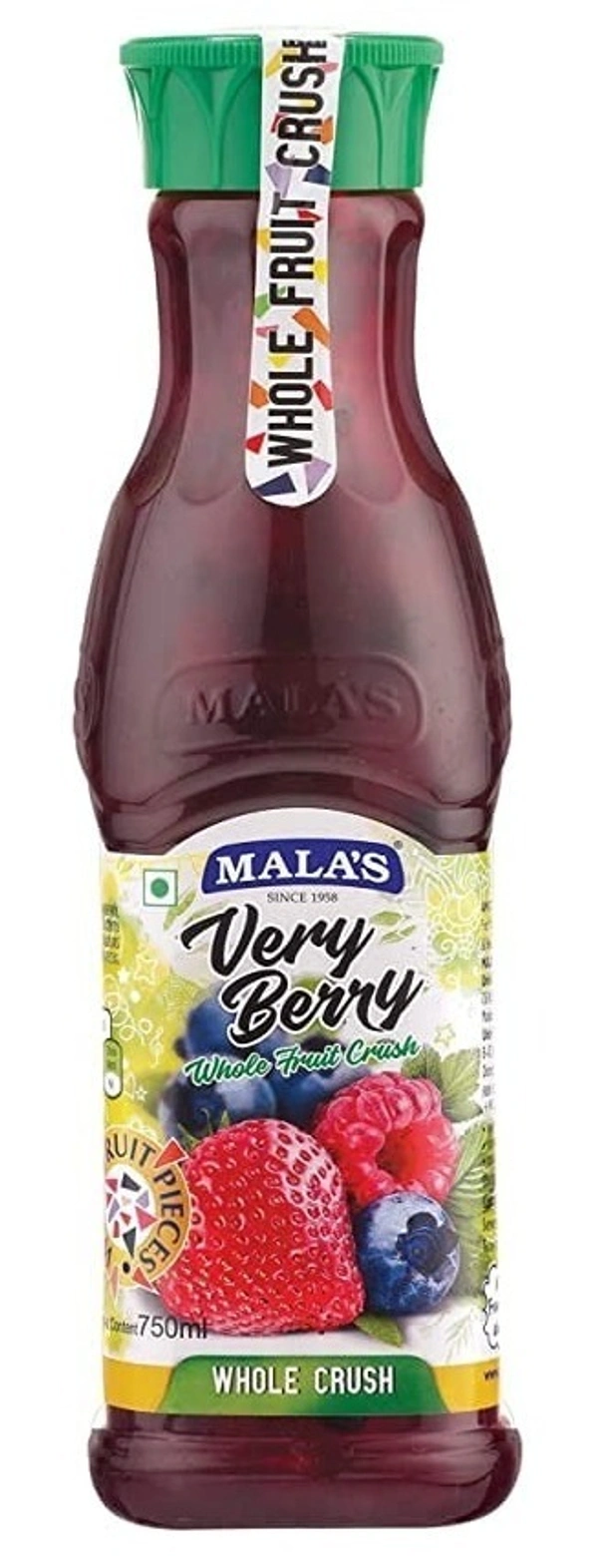 Mala's Veryberry Whole Crush 750ml - 750ml