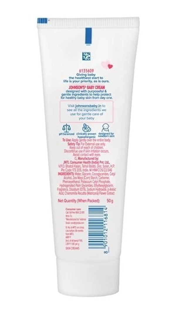 Johnson's Baby Cream, 100g - 100g