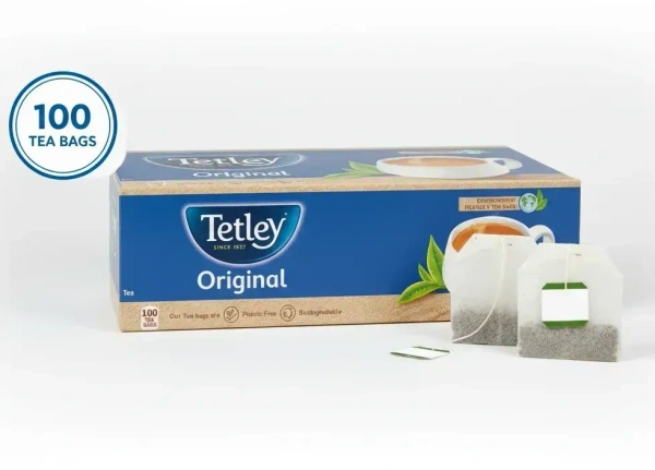 Tetley Original Black Tea, 100 Tea Bags - 100 Bags