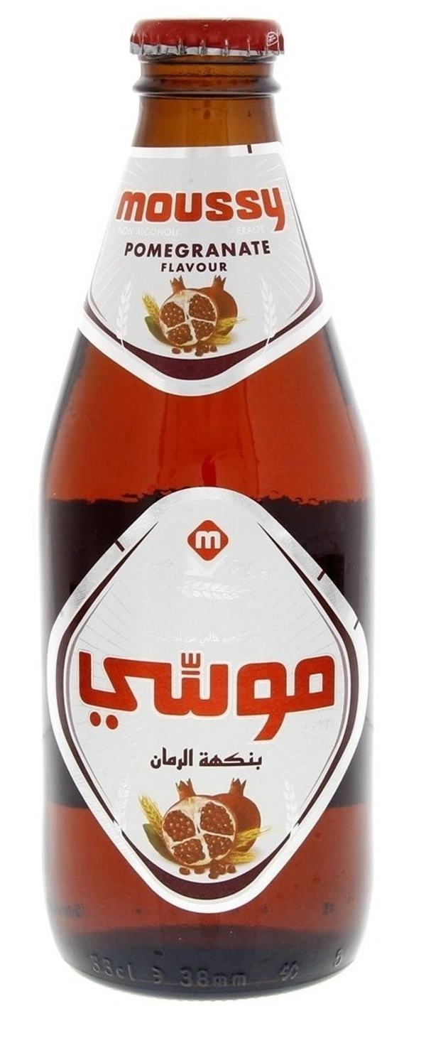 Moussy Pomegranate Flavour Non Alcoholic Malt Beverage 330 ml