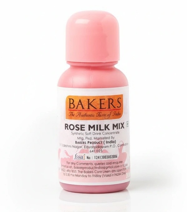 Bakers Rose Milk Mix Synthetic Sift Drink Concentrate, 20ml - 20ml