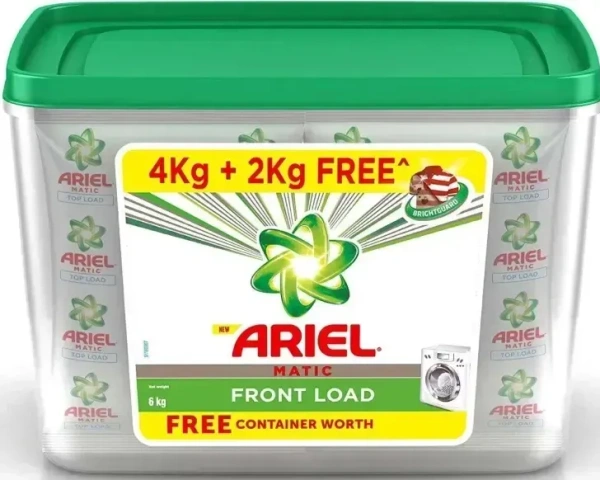 Ariel Front Load Matic With Container, 6 kg - 6 kg