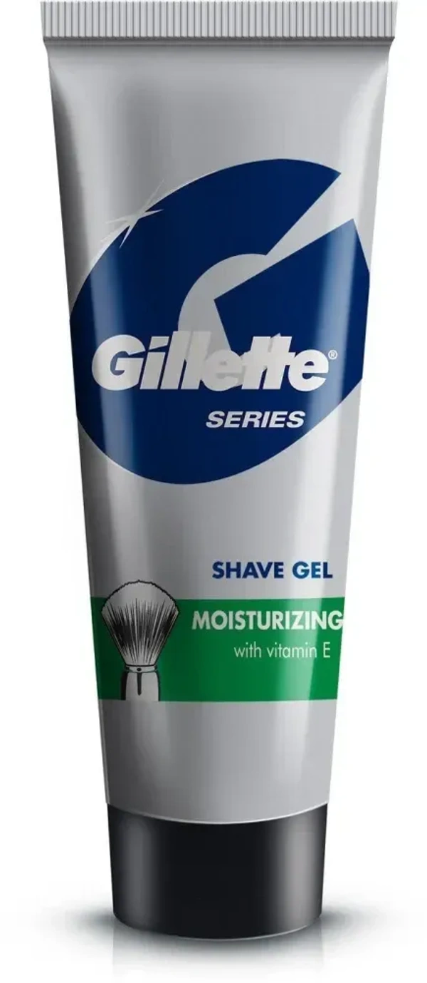 Gillette Series Moisturizing Shave Gel with Vitamin E, 60g - 60g
