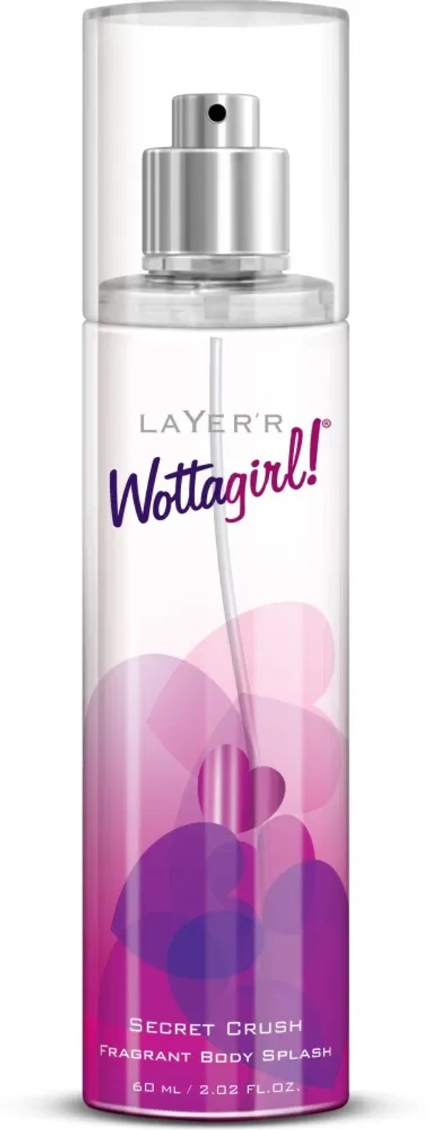 Layer'R Wottagirl Secret Crush Fragrant Body Splash, 135ml - 135ml