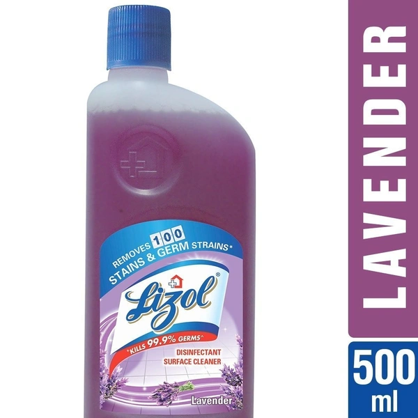 Lizol Disinfectant Surace Cleaner Lavender ml, 500ml - 500ml