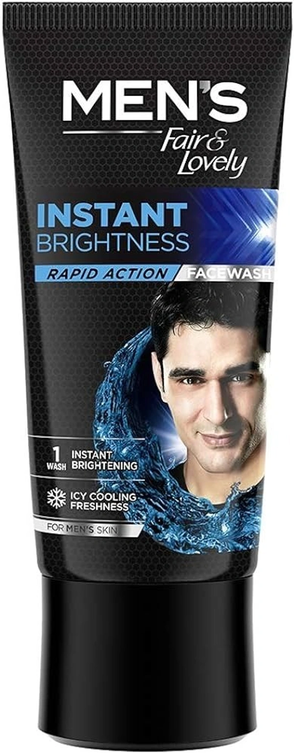 Fair & Lovely Fair& Lovely Instant Fairness Rapid Action Face Wash For Men, 50g - 50g