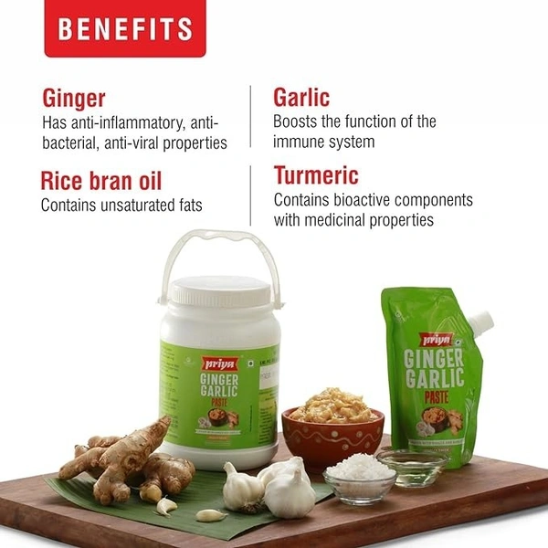 Priya Ginger& Garlic Paste, 100g - 100g