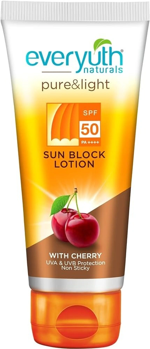 Everyuth Pure Light Sun Block Lotion SPF-50, 50g - 50g