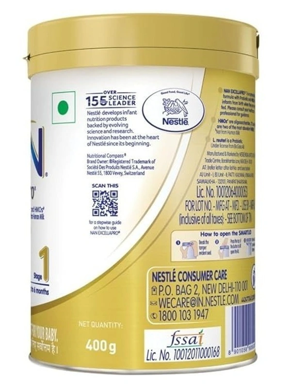 Nestle Nan Excellapro Infant Formula Powder, 400g - 400g