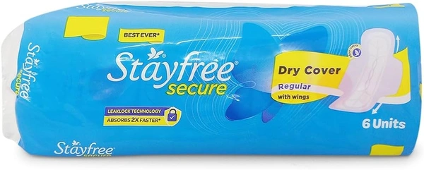 StayFree Stayfree Regular Dry Cover With Wings, 7 Nos - 7 Nos