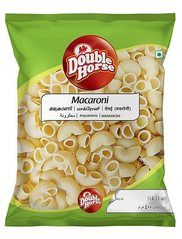 Double Horse Macaroni Pouch, 800g - 800g