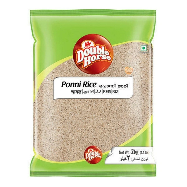Double Horse Ponni Rice, 2 kg - 2 kg