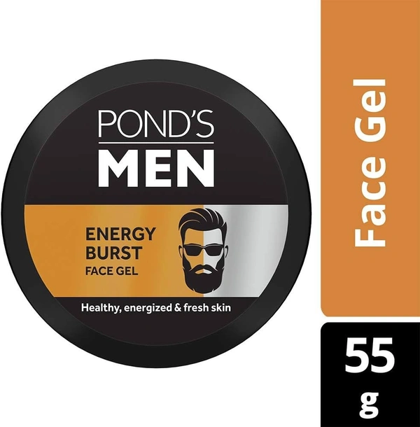 Pond's Men's Energy Charge Gel Moisturizer, 55g - 55g