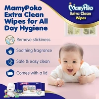 Mamy Poko MamyPoko Extra Clean Wipes Aloe Vera Extract, 72 Sheets