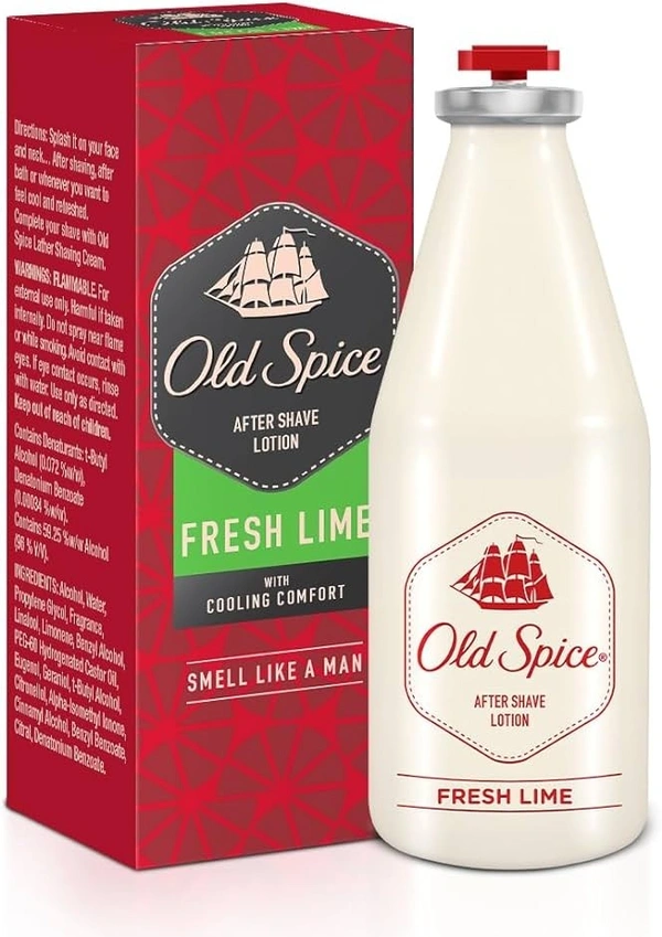 Old Spice After Shave Lotion Fresh Lime, 150ml - 150ml