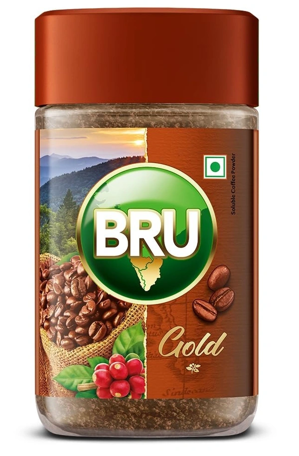Bru Gold Instant Coffee Powder, 50g Bottle - 50g