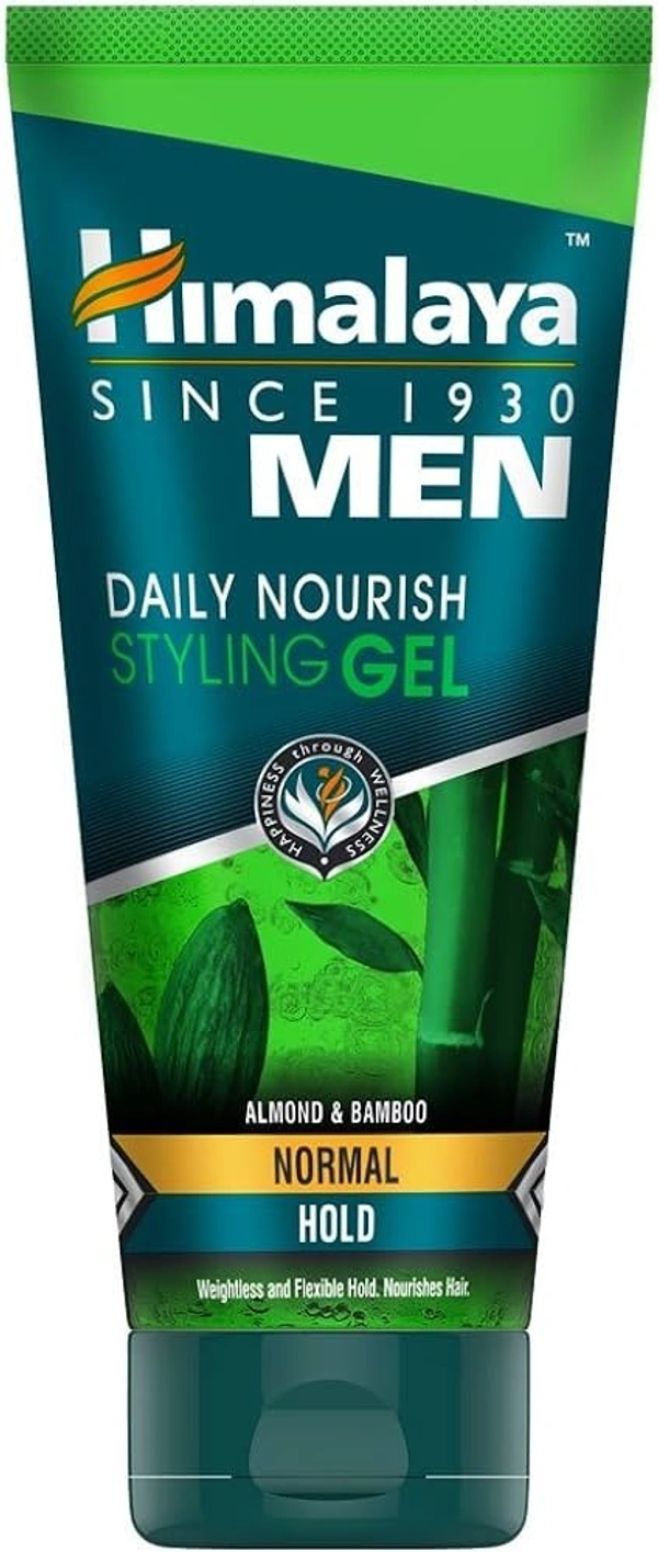 Himalaya Men Daily Nourish Styling Gel (Almond And Bamboo), 50 ml - 50 ml