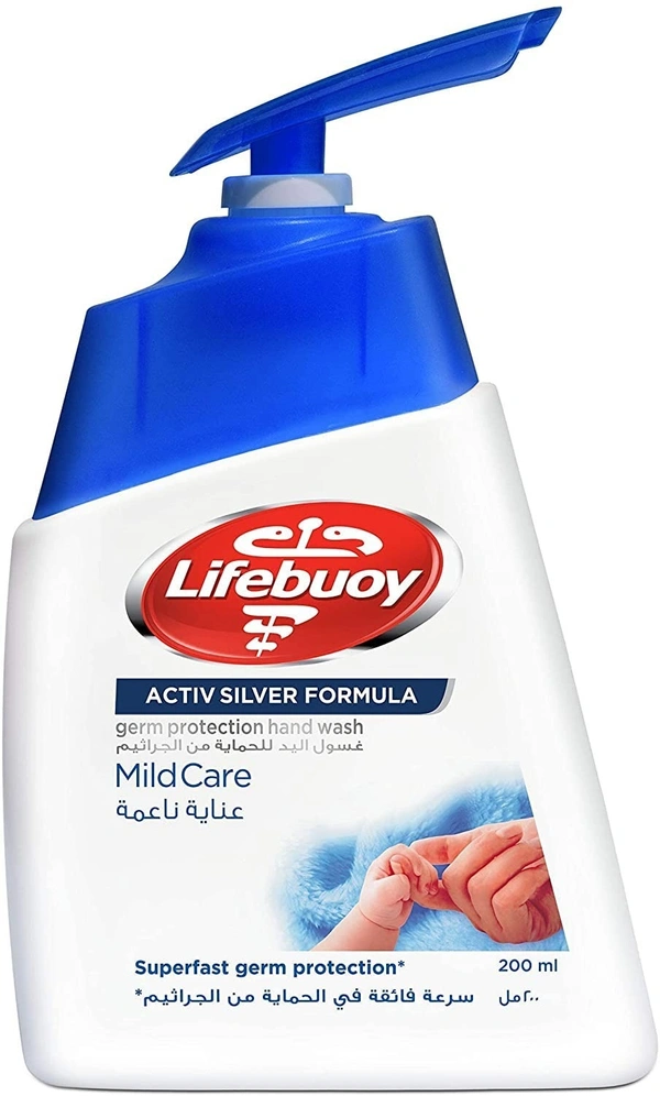 Lifebuoy Mild Care Hand Wash, 185 ml