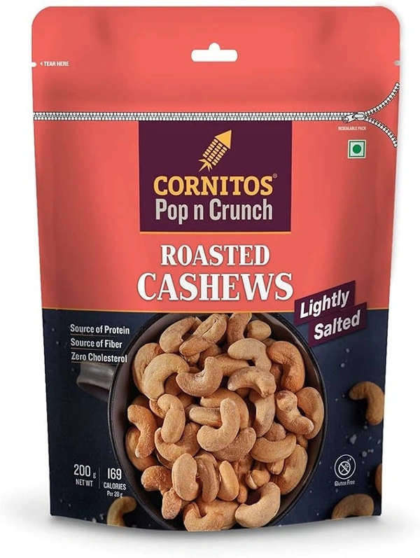 Cornitos Roasted Cashew Salted, 200g - 200g