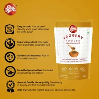 Double Horse Jaggery Powder Pouch, 400g - 400g