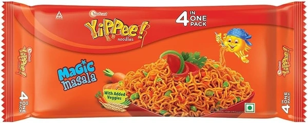 Sunfeast Yippee Noodles Magic Masala Pouch, 270g - 280g