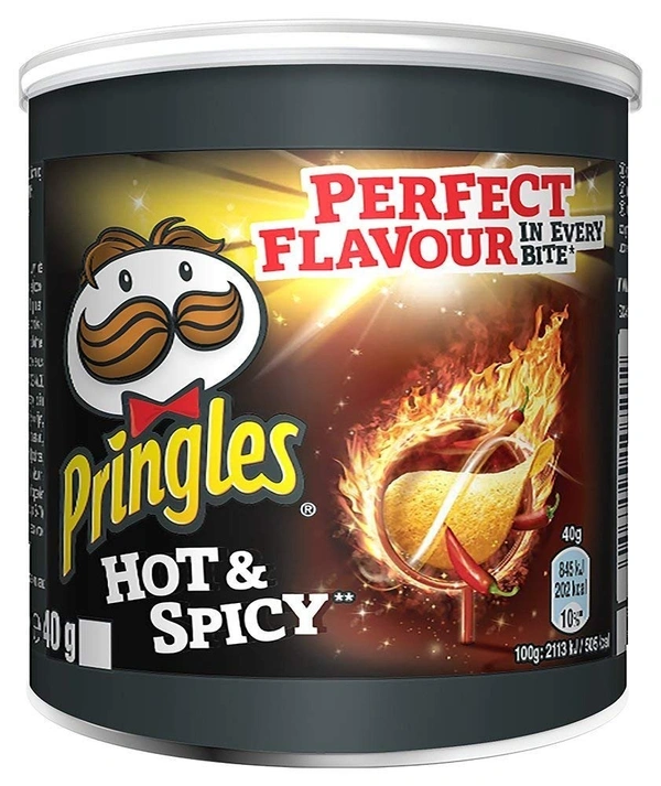Pringles Hot & Spicy, 40 g  - USA, 40g