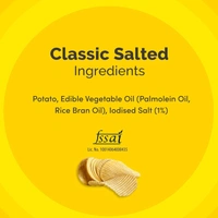 Lay's Potato Chips Simple Classic Salted Packet, 115g - 90g