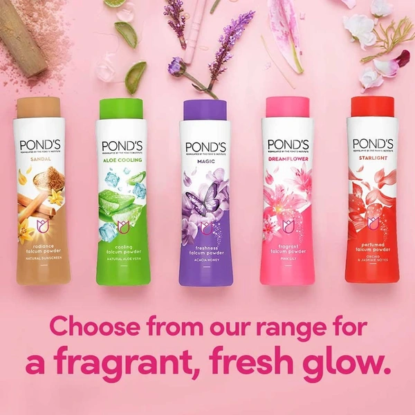 Pond's Dream Flower Fragrant Talcum Powder, 200g - 200g