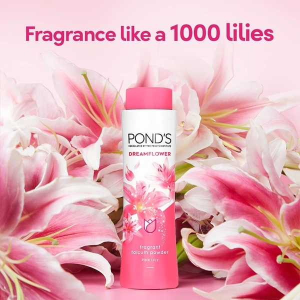 Pond's Dream Flower Fragrant Talcum Powder, 200g - 200g